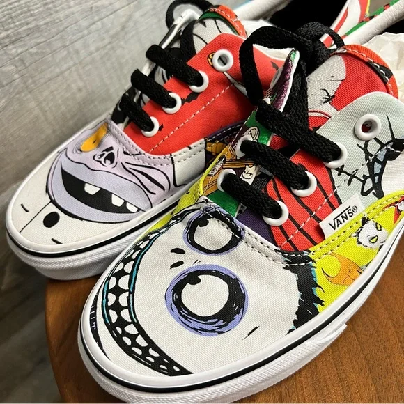 Vans Era x🎄🎃 Nightmare Before Christmas Halloween Town Sneakers, W7|M5.5 - Picture 5 of 16
